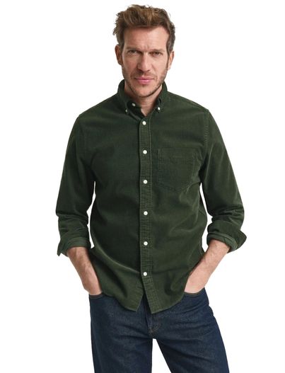 Gant Overshirt groen Gant Regular Fit