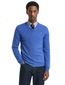 Gant v-hals trui lamswol blauw