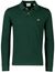 Gant effen lange mouw polo Gant normale fit groen