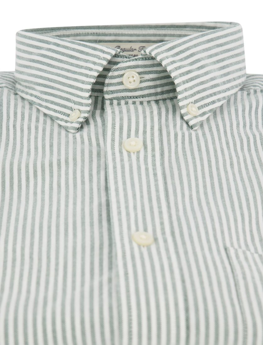 Gant casual overhemd regular fit groen
