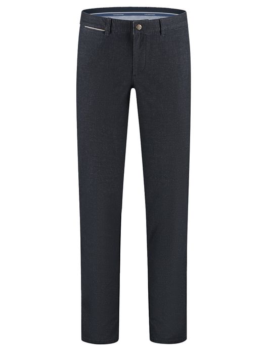 Com4 chino grijs effen katoen