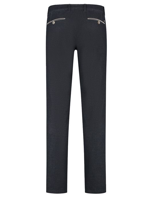 Com4 chino grijs effen katoen