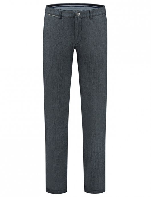 COM4 modern chino donkerblauw