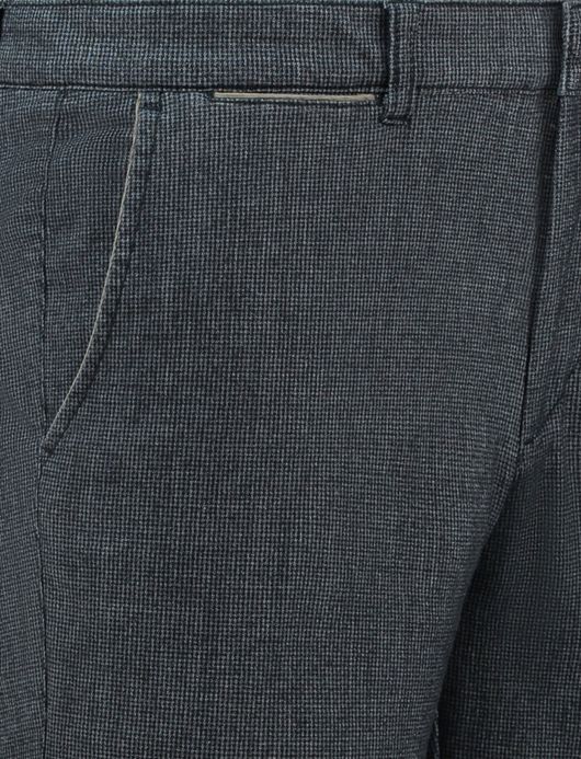 COM4 modern chino donkerblauw