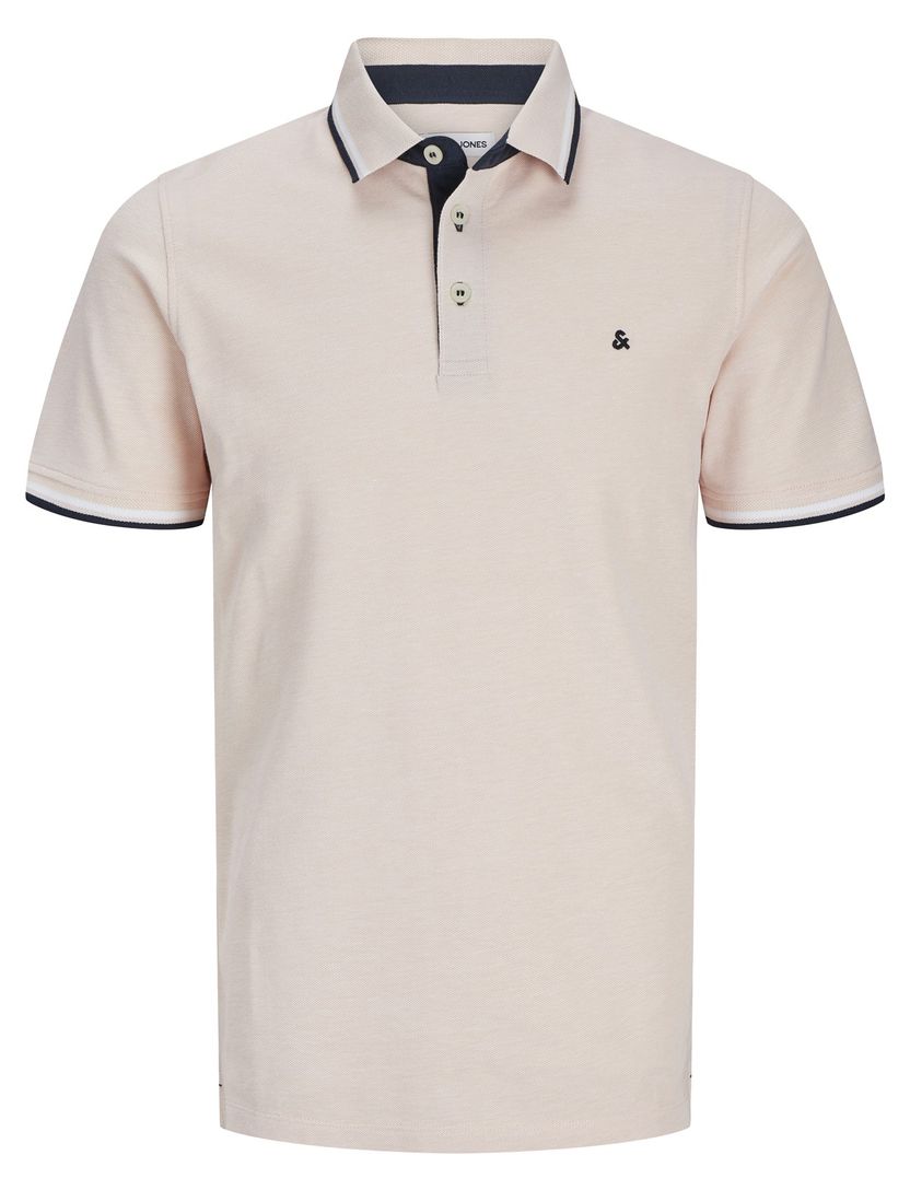 Jack & Jones roze polo 3-knoops