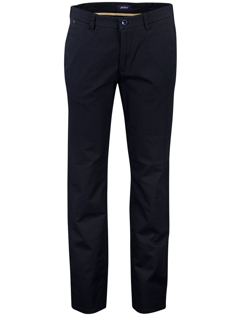 Gardeur pantalon donkerblauw effen normale fit