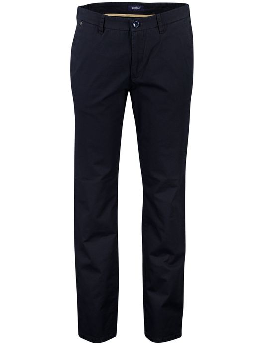 Gardeur pantalon effen donkerblauw normale fit