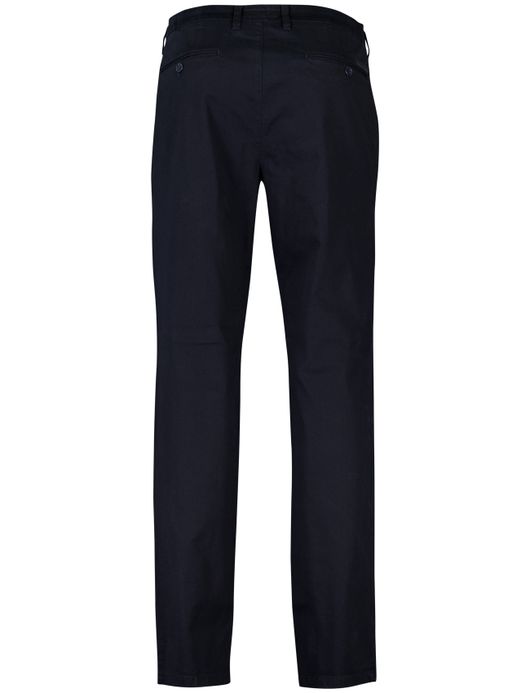 Gardeur pantalon effen donkerblauw normale fit