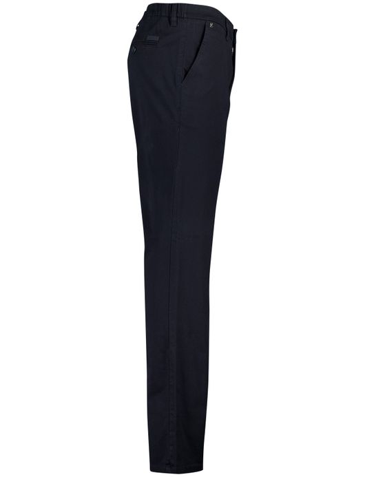 Gardeur pantalon effen donkerblauw normale fit