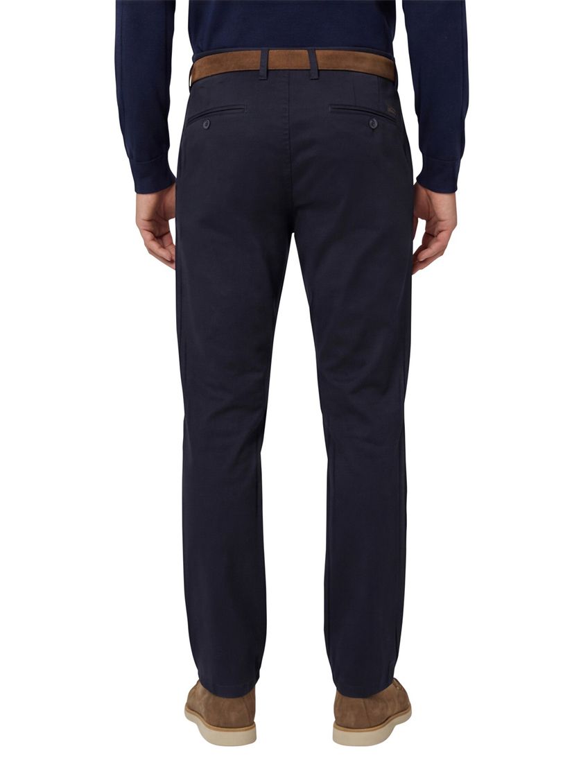 Gardeur pantalon donkerblauw effen normale fit