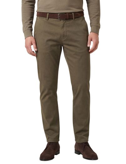 Gardeur Gardeur pantalon effen groen normale fit