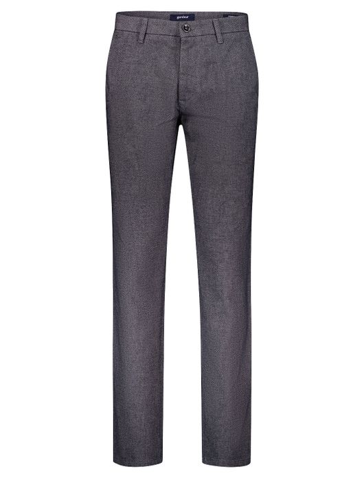 katoenen broek grijs Gardeur
