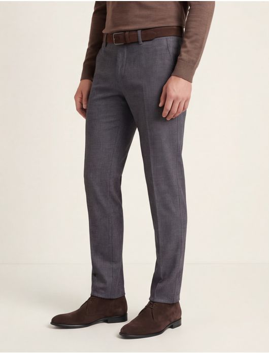 katoenen broek grijs Gardeur