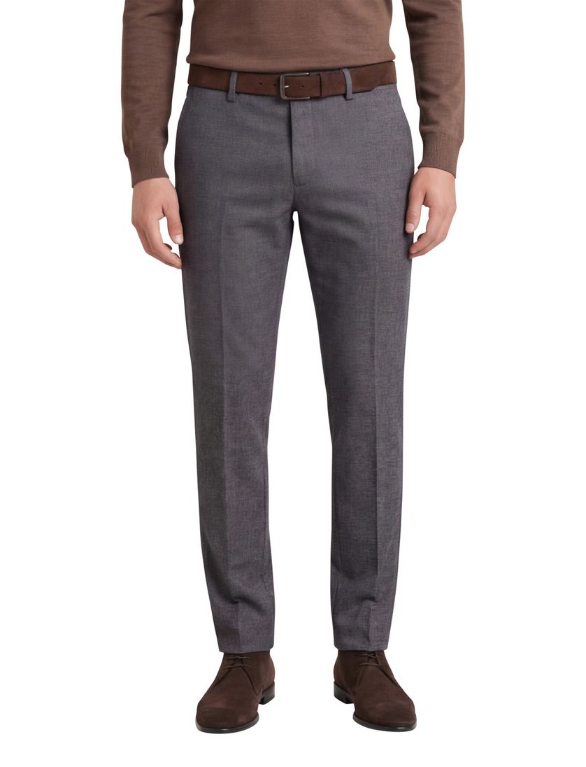 katoenen broek Gardeur grijs