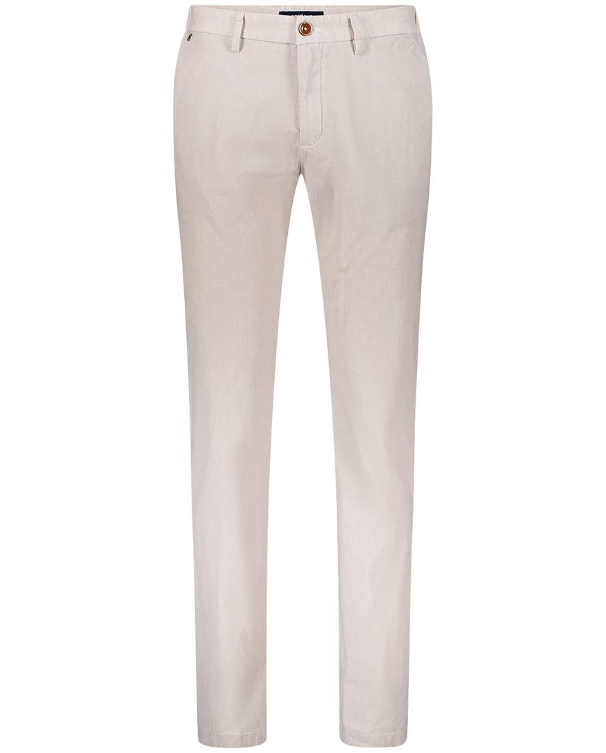 Gardeur pantalon beige effen normale fit