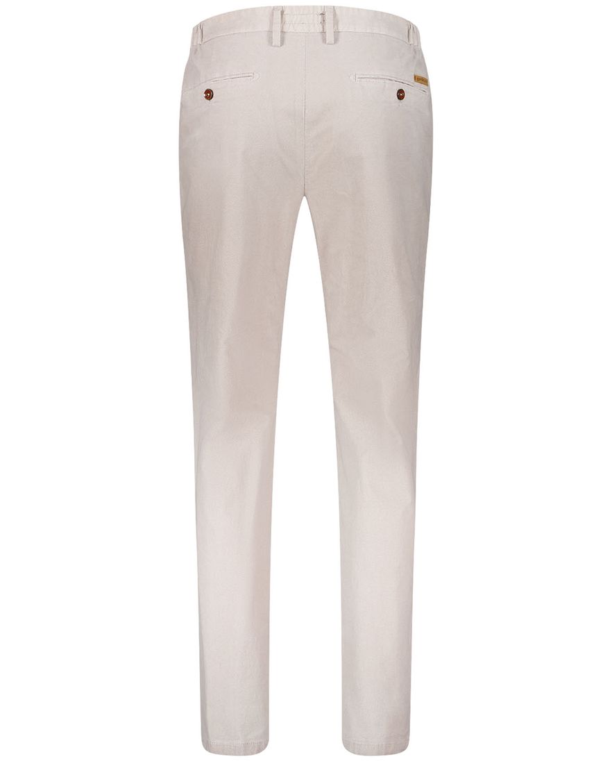 Gardeur pantalon beige effen normale fit