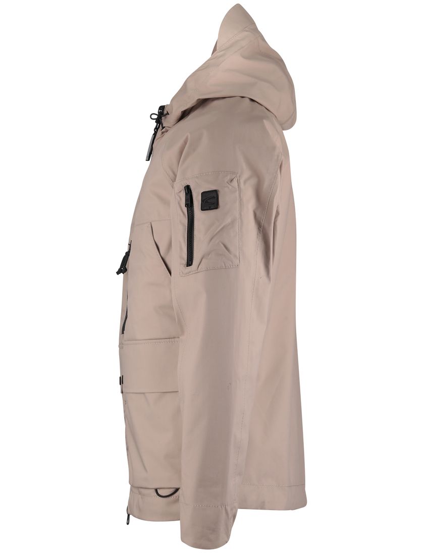 Tussenjas Camel Active Beige winddicht waterstotend katoen