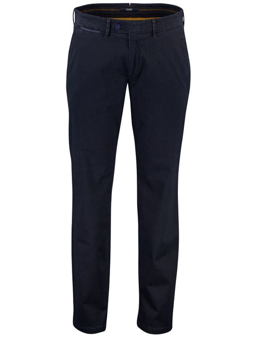 Eurex pantalon katoen donkerblauw normale fit