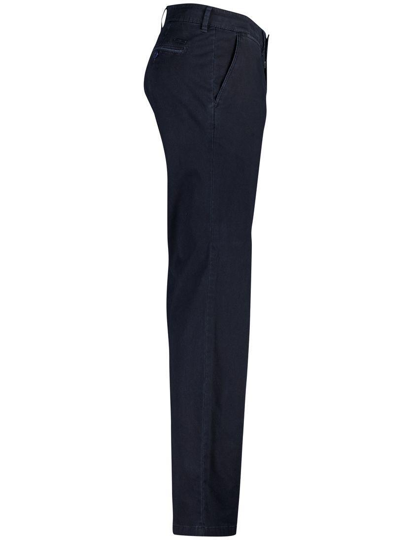 Eurex pantalon donkerblauw katoen normale fit effen