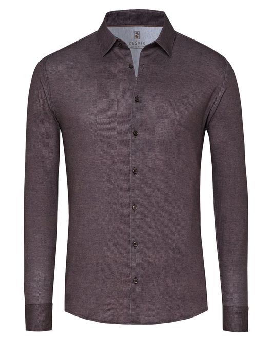 business overhemd bruin Desoto Kent