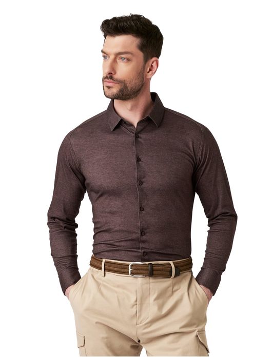 business overhemd bruin Desoto Kent