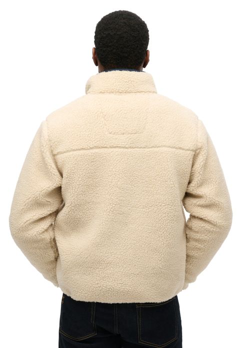 Superdry vest fleece beige