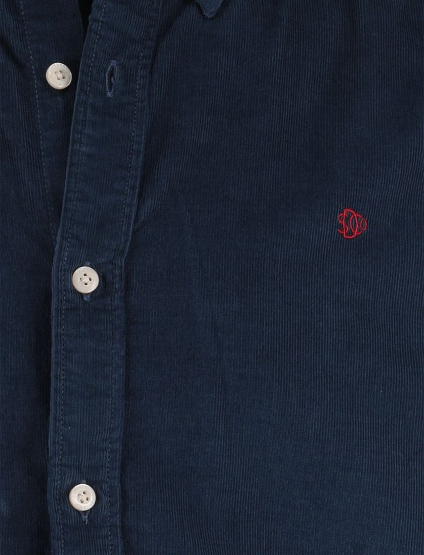 casual overhemd Superdry donkerblauw botton down