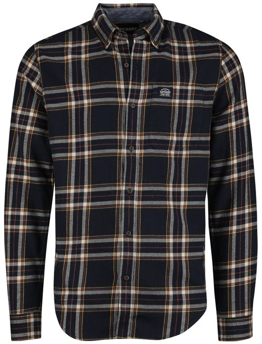 Overshirt donkerblauw Superdry