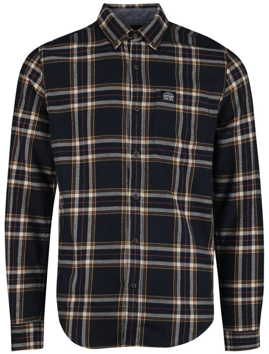 Overshirt donkerblauw Superdry