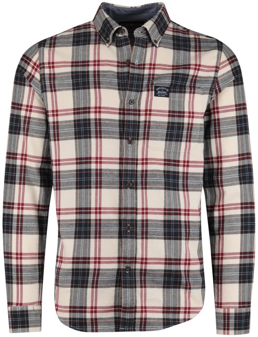 casual overhemd creme Superdry