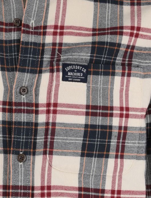 casual overhemd creme Superdry