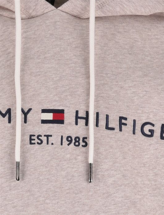Tommy Hilfiger hoodie katoen roze capuchon