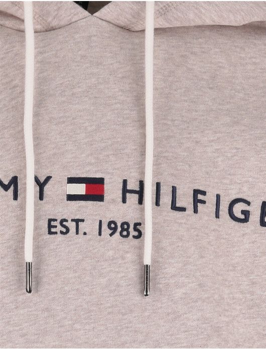 Tommy Hilfiger hoodie katoen roze capuchon