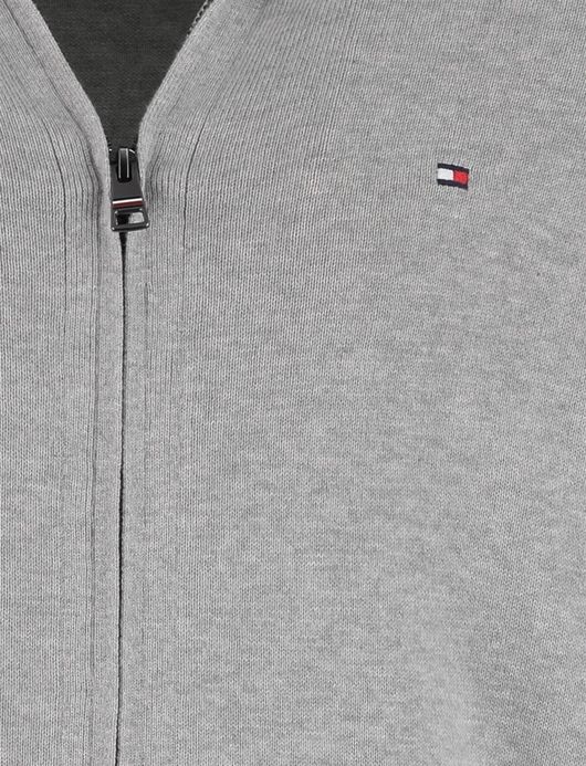 Tommy Hilfiger vest grijs katoen