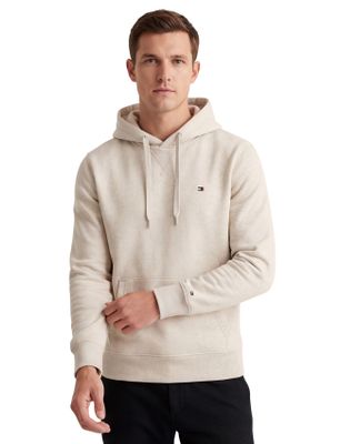 Tommy Hilfiger katoenen hoodie Tommy Hilfiger grijs effen