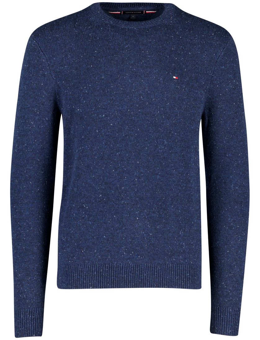 Tommy Hilfiger trui donkerblauw gebreid