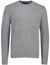 Ronde hals Tommy Hilfiger trui grijs lamswol