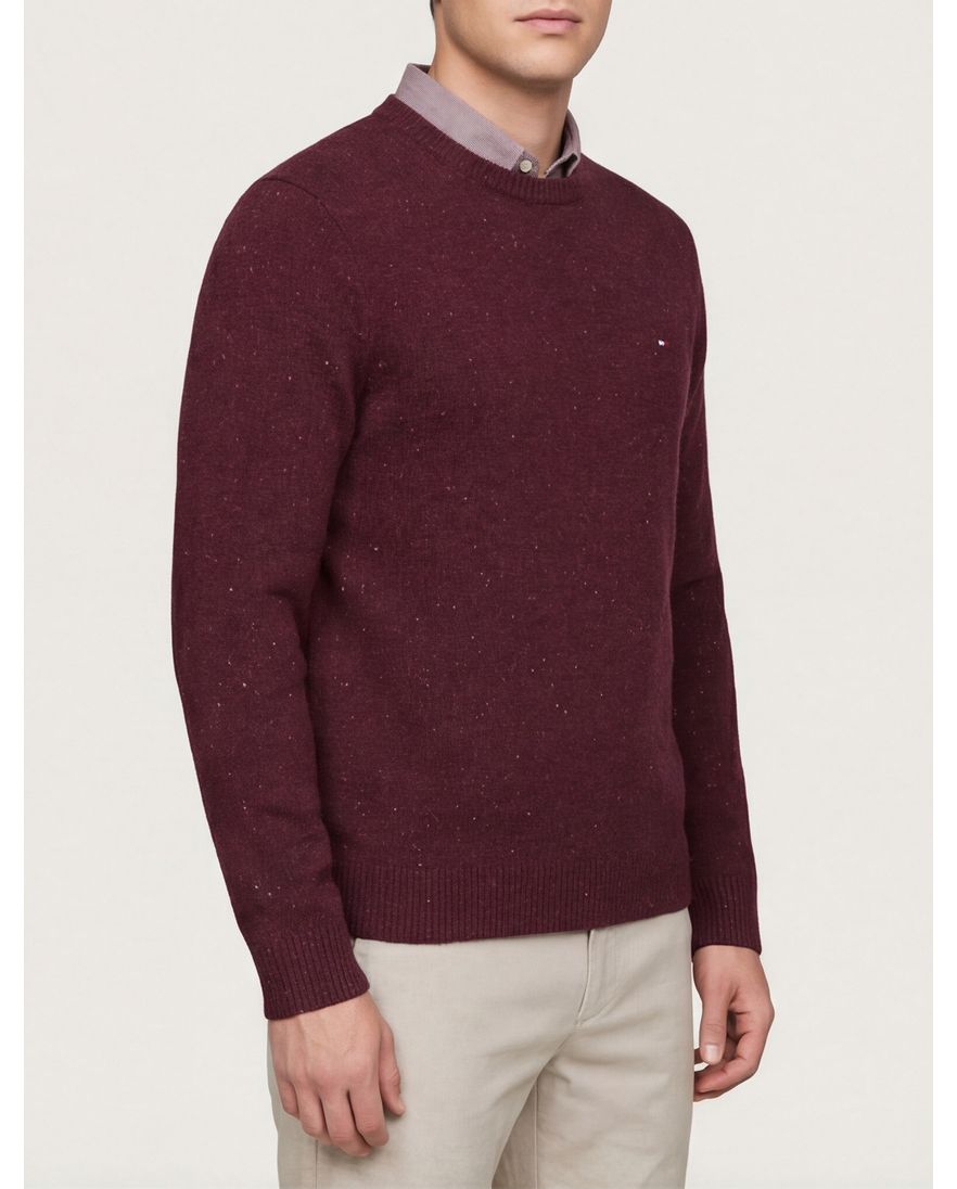 Tommy Hilfiger trui gebreid bordeaux