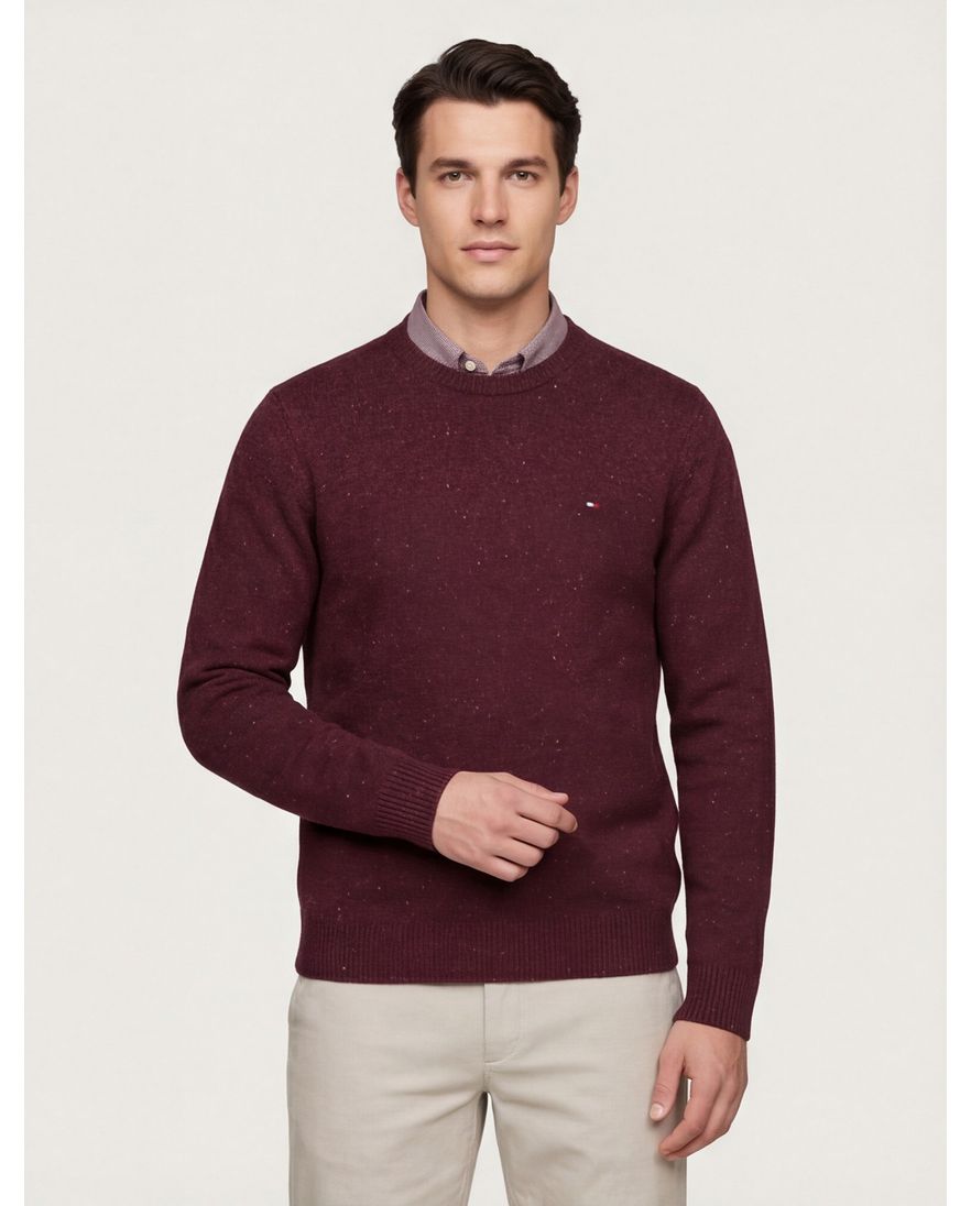Tommy Hilfiger trui gebreid bordeaux
