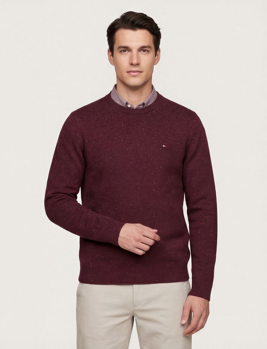 Tommy Hilfiger trui gebreid bordeaux