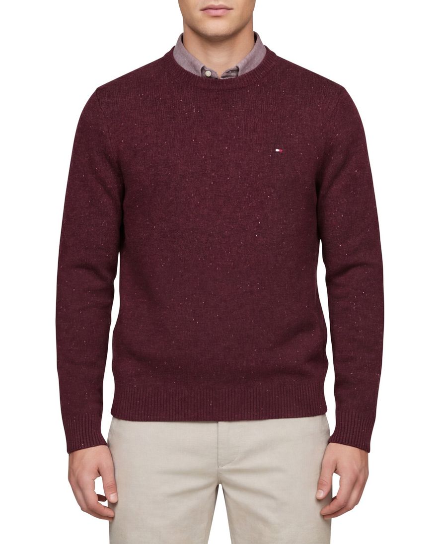 Tommy Hilfiger trui gebreid bordeaux