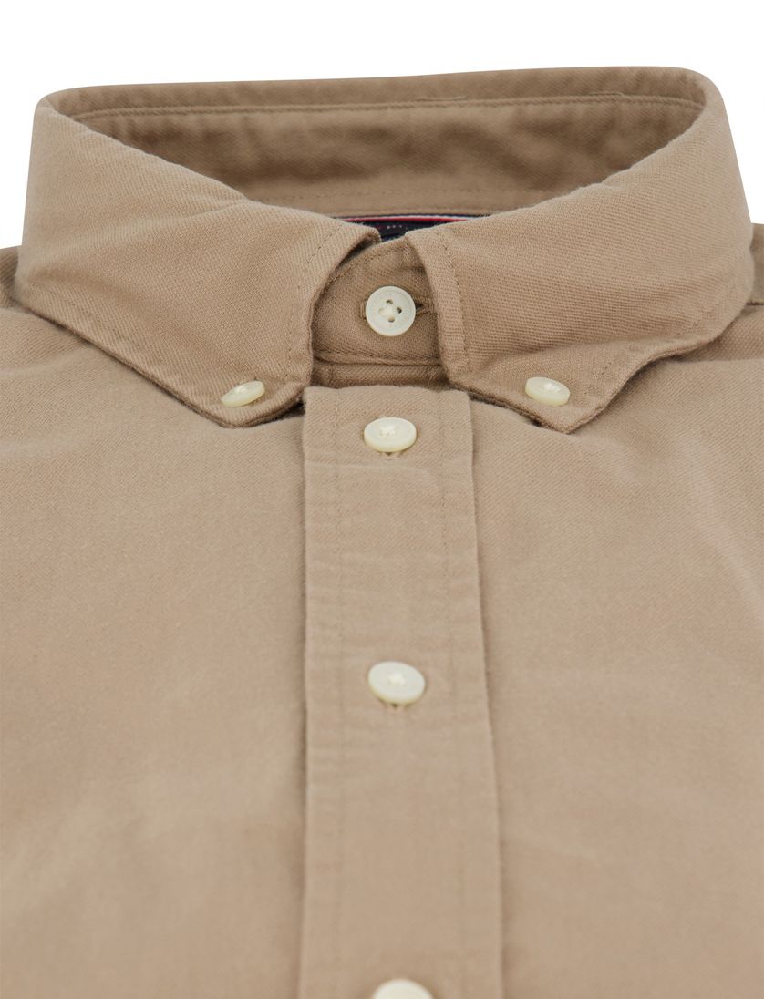 casual overhemd Tommy Hilfiger Regular Fit bruin