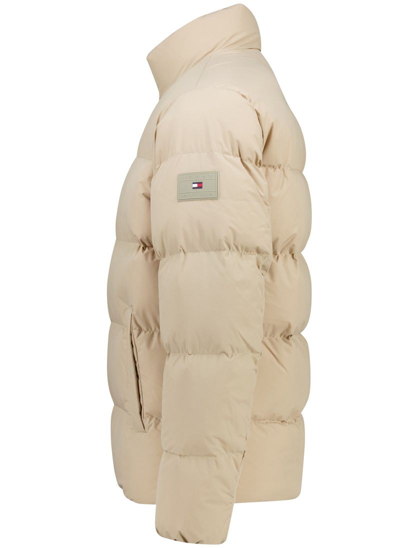 Puffer winterjas Tommy Hilfiger beige