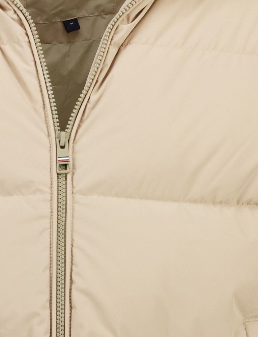 Puffer winterjas Tommy Hilfiger beige