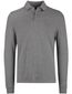 Tommy Hilfiger polo lange mouw grijs