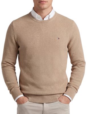 Tommy Hilfiger Tommy Hilfiger trui navy katoen effen