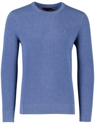 Tommy Hilfiger effen trui blauw Tommy hilfiger