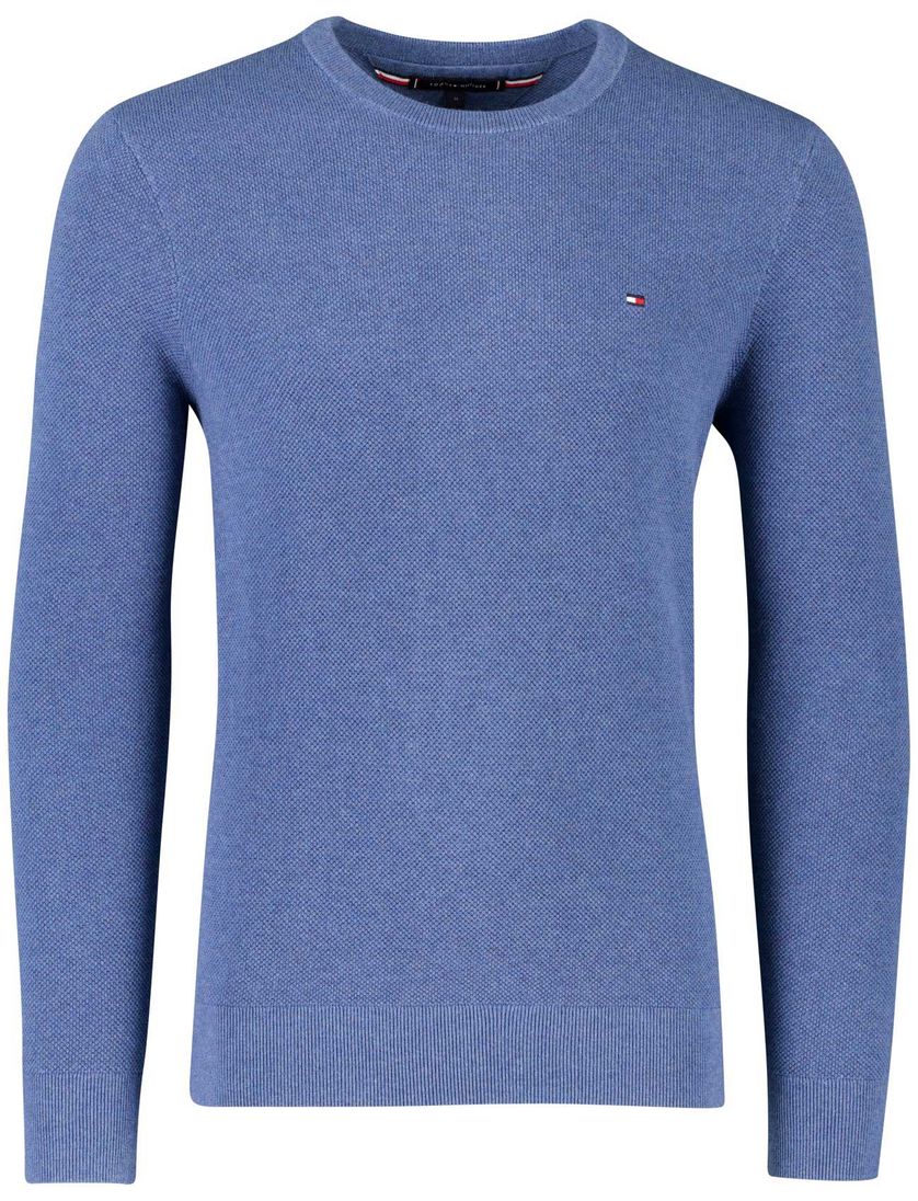 effen trui blauw Tommy hilfiger