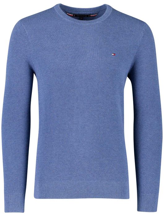 Tommy Hilfiger sweater blauw katoen patroon