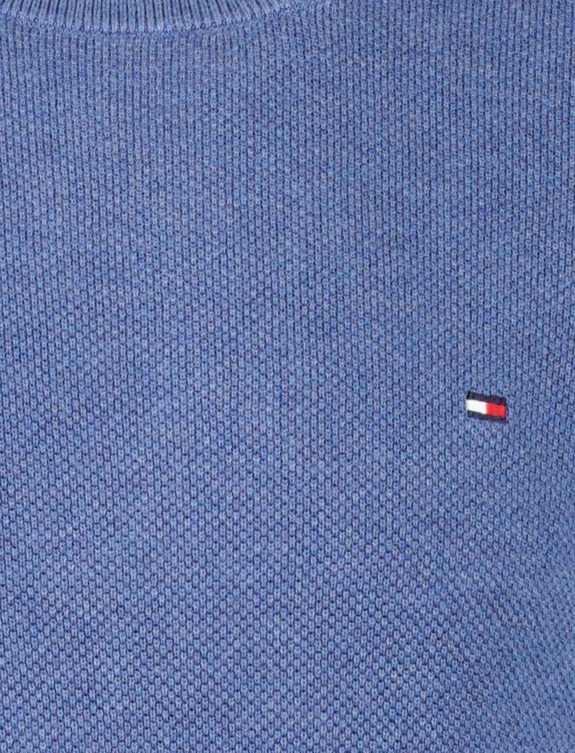 effen trui blauw Tommy hilfiger